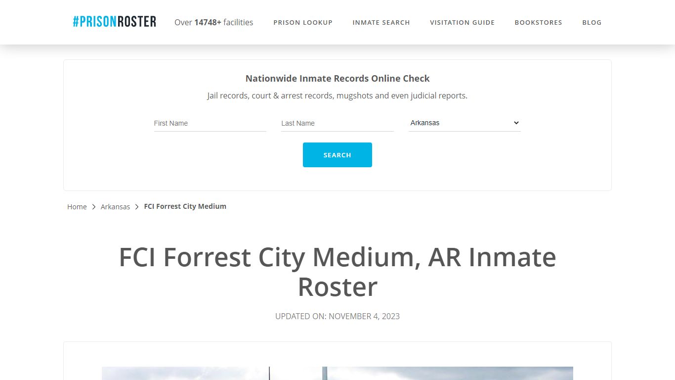 FCI Forrest City Medium, AR Inmate Roster - Prisonroster
